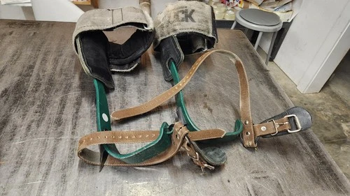 Buckingham 3502C R & L Lineman Cushion Wrap Foot Rapp STEEL Gaff Pole Climber