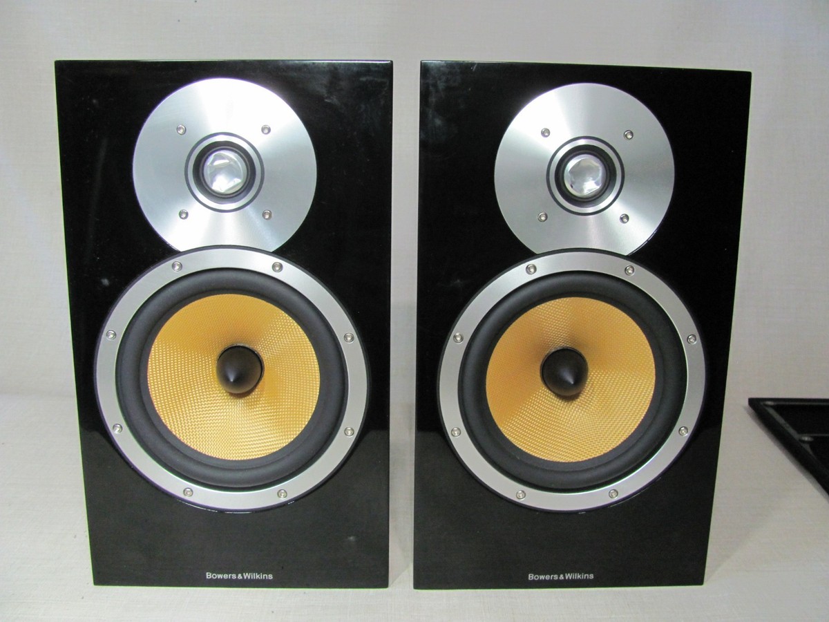 B&W BOWERS & WILKINS CM5 SPEAKERS MAIN BOOKSHELF SET OF 2 COSMETIC
