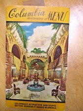 COLUMBIA RESTAURANT QUIXOTE COURT PATIO MENU SINCE 1905 TAMPA FLORIDA COLUMBIA RESTAURANT QUIXOTE COURT PATIO MENU SINCE 1905 TAMPA FLORIDA