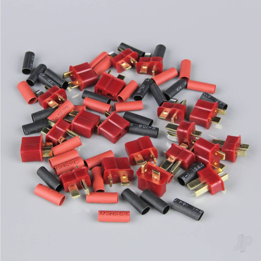 Radient Deans Pairs including Heat Shrink (10 pcs) AC010002