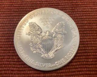 2013 1 ounce fine silver coin American Eagle Walking Liberty .999 Silver.