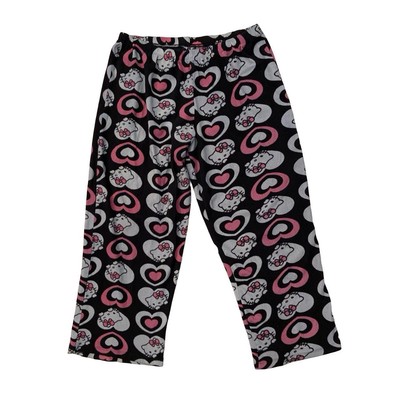 2014 Vintage Sanrio Hello Kitty Kawaii Emo Scene Pajama Pants