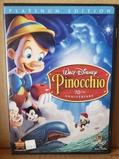 Pinocchio DVD, 1940, 2-disc disc's only  art 31819 ----- case extra