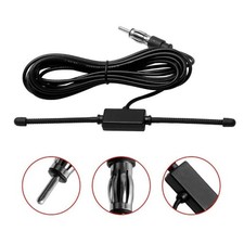 Car Interior Hidden Amplified Antenna Electronic Stereo Amfm Radio Universal