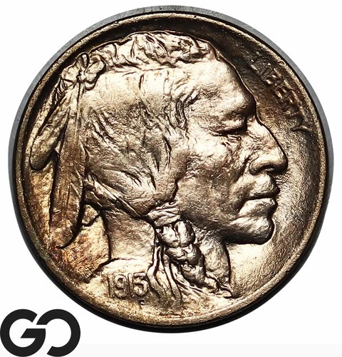 1913 Buffalo Nickel, Type 2, Solid Gem BU++, Scarcer This Nice
