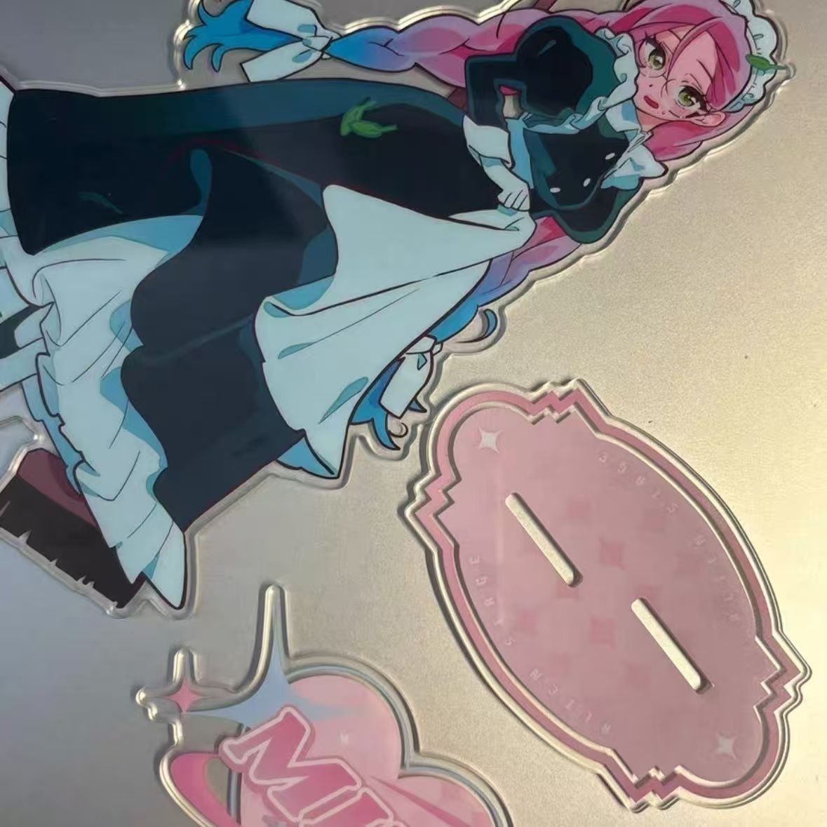 2Pcs/Set Alien Stage Mizi/Sua Acrylic Desktop Stand Figure