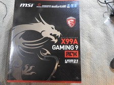 MSI X99A Gaming 9 ACK WIFI LGA 2011-v3 SATA 6Gb/s USB 3.1 i7-6900K 8C 16GB Ram
