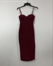 NWT Astr Woman's Long Red Dress Spaghetti Straps Size XS