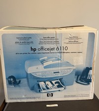 HP Officejet 6110 6110xi stampante multifunzione USB scanner fotocopiatrice fax. Mai usato.