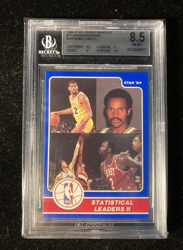 Statistical Leaders #11 1984 Star Award Banquet card