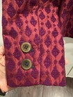 Kay Unger New York  burgundy purple geo Aztec Retail $280 Sz 2 — photo 2