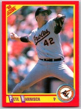 ⚾ 1990 Score #355 Pete Harnisch Baltimore Orioles