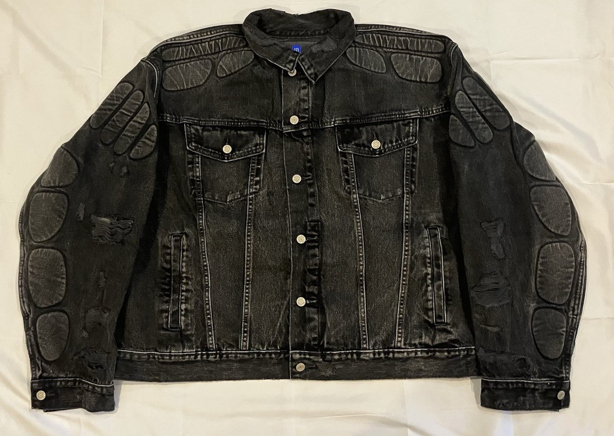 ジャケット・アウター Yeezy gap denim jacket yzy XS grey USA Yeezy Gap Engineered By Balenciaga Padded Denim Jacket