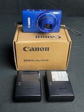 Canon EOS Camera Power Shot VIXIA Power Shot ELPH 150 IS Color Blue.