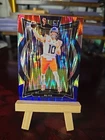2024 Panini Select - Bo Nix Concourse  #30 Red & Blue Shock Prizm (RC)