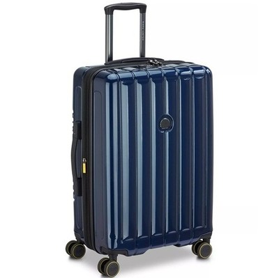 Delsey Paris Shadow 6.0 32'' Large Check-in Expandabl Spinner  Deep sea Blue $225