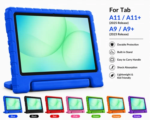 Kids Tough EVA Foam Case Cover For Galaxy Tab A11 A11+ 2025 A9 A9+ Stand Handle