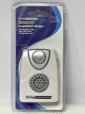 Living Solutions External Amplified Ringer Hi & Lo Loud NIP Sealed NEW