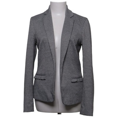 Reserved, Blazer, Größe: 38, Grau/Schwarz, Elasthan/Polyester, Hahnentritt #KEG