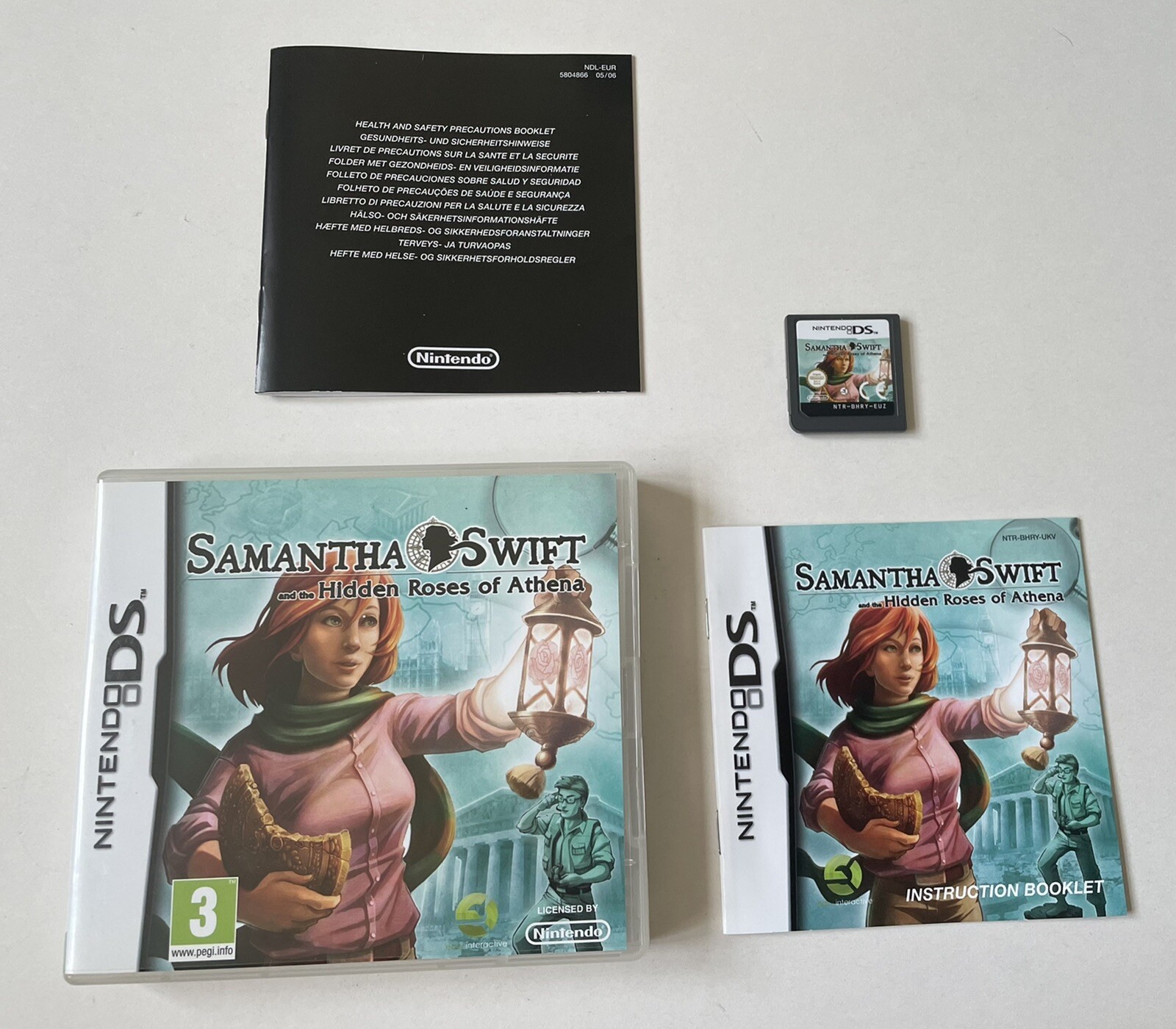 Samantha Swift and The Hidden Roses of Athena Nintendo DS Complete PAL
