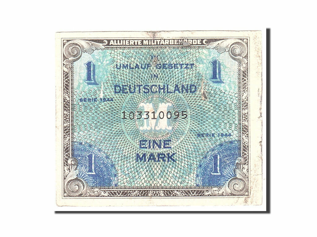 [#115253] Banknot, Niemcy, 1 Marka, 1944, Niedatowane, KM:192a, S