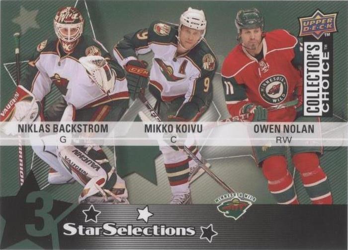 2009-10 Upper Deck Collector's Choice - Mikko Koivu Nicklas Backstrom Owen Nolan #215 - 1 of 1