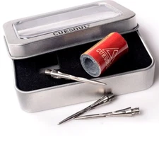 CUESOUL Titanium Conversion Dart Tip Point for Steel Tip Darts With Dart Sharpen