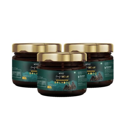 Shilajit Bio Himalayen Puissant - 66 Portions - Résine Pure Et Organique Pour énergie & Vitalité