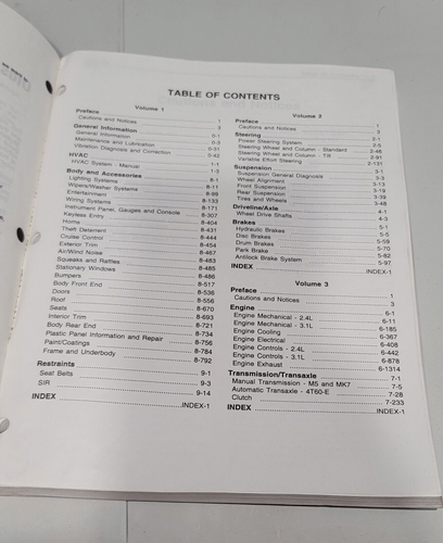 OEM 1998 Pontiac Grand Am / Oldsmobile Achieva Buick Skylark Service Manual Set - Picture 9 of 21