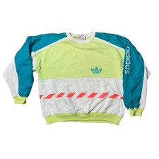 Vintage 80s Adidas Original Sweatshirt Adult Size Medium