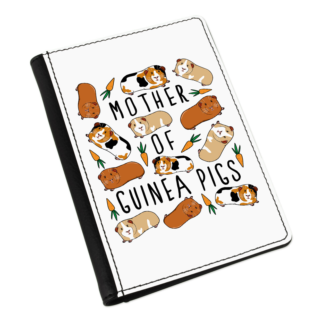Mother Of Guinea Pigs Passport Holder Cover Case Crazy Lady Animal Lover Funny