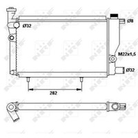 NRF 52024 KüHler MotorküHler WasserküHler MotorküHlung