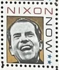 Vintage Richard Nixon Now Picture Campaign Stamp Sheet
