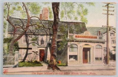 The Roger William's Or Old Witch House, Salem, MA Massachusetts Postcard (#3025)