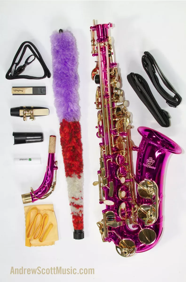 New Hot Pink Alto Saxophone in Case Masterpiece