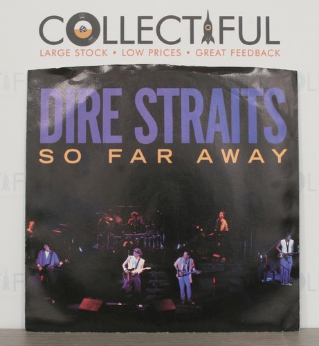 DIRE STRAITS - SO FAR AWAY - WARNER 1983 - PS - 7" SINGLE 45🔥