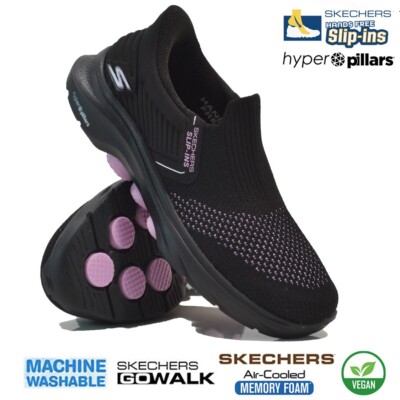 DAMEN SKECHERS SLIP INS MEMORY FOAM GO WALK RUNNING WALKING SCHUHE SNEAKER GRÖßE