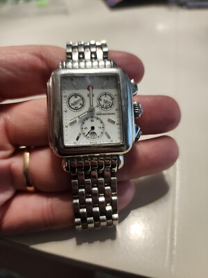 Michele Deco M.O.P. Dial, Chronograph, Date, Stainless Steel  display picture 1