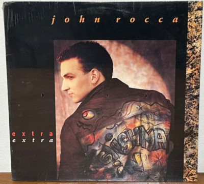 Sealed JOHN ROCCA Extra Extra 1987 CRIMINAL Synth New House LP EX/MINT