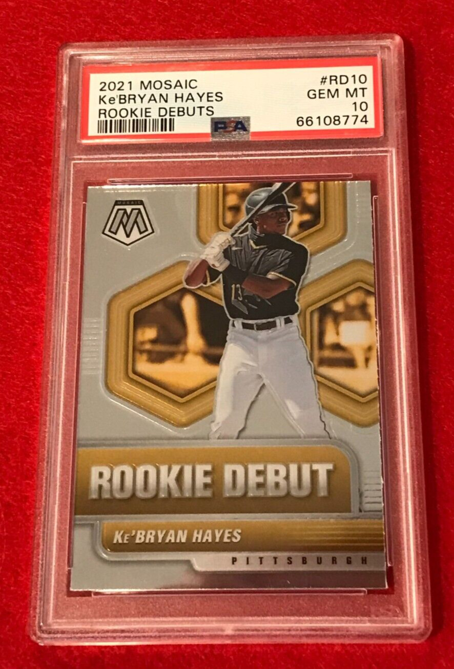KE'BRYAN HAYES Rookie 2021 Mosaic Rookie Debuts #RD10 PSA 10 Gem Mint