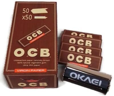 OCB Virgin Regular r ungebleicht kurz + Okaei Drehmaschine