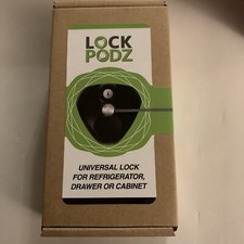 LOCK PODZ Refrigerator Lock, Freezer Lock, Cabinet Lock, Child Safety Lock, Mini