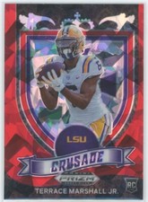2021 Panini Prizm Draft Picks Prizms Red Ice #180 Terrace Marshall Jr. RC