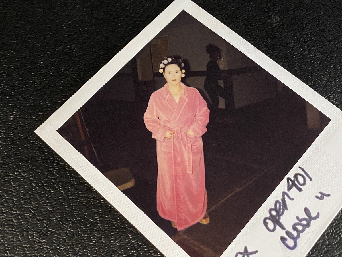 MADtv Alex Borstein Hair Rollers Funny Polaroid Original Photo Mad Tv Robe  Cute