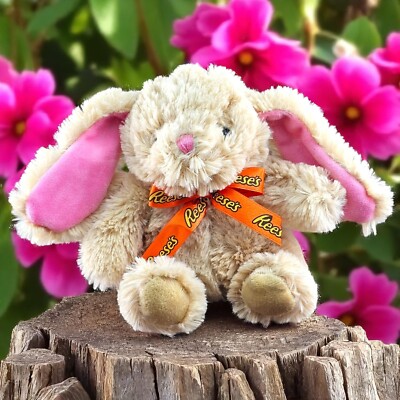 Galerie Reeses Stuffed Plush Light Brown Bunny Rabbit Soft Toy Chocolate Ad