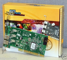 Adaptec Syba AFW-2100/4300C IEEE-1394 Firewire 2-Port Card SD-PCI-4F New