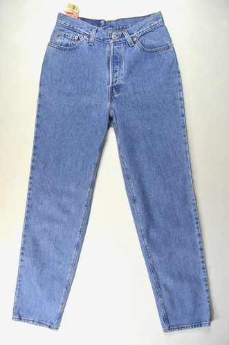 USA vintage LEVIS 17501 womens 501 JEANS (tag W28) W27 L32 size 8 10 High waist - Picture 5 of 18