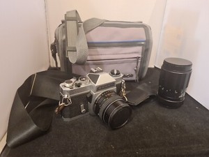 Chinon CS 35mm SLR Two Lens Kit