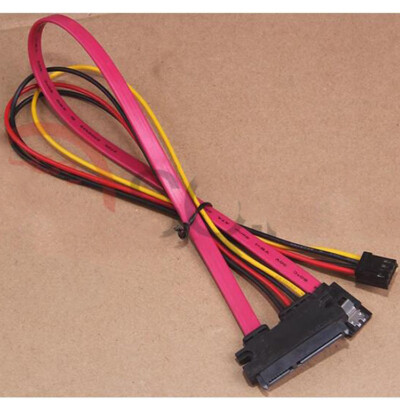 Hard Disk Connect Data Cable SATA 22P to 7p+15P Small 4P Power Supply 7pin+15pin
