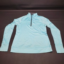Tek Gear Dry-Tek Performance Zip-Front Jacket Plus Size M Teal  Blue